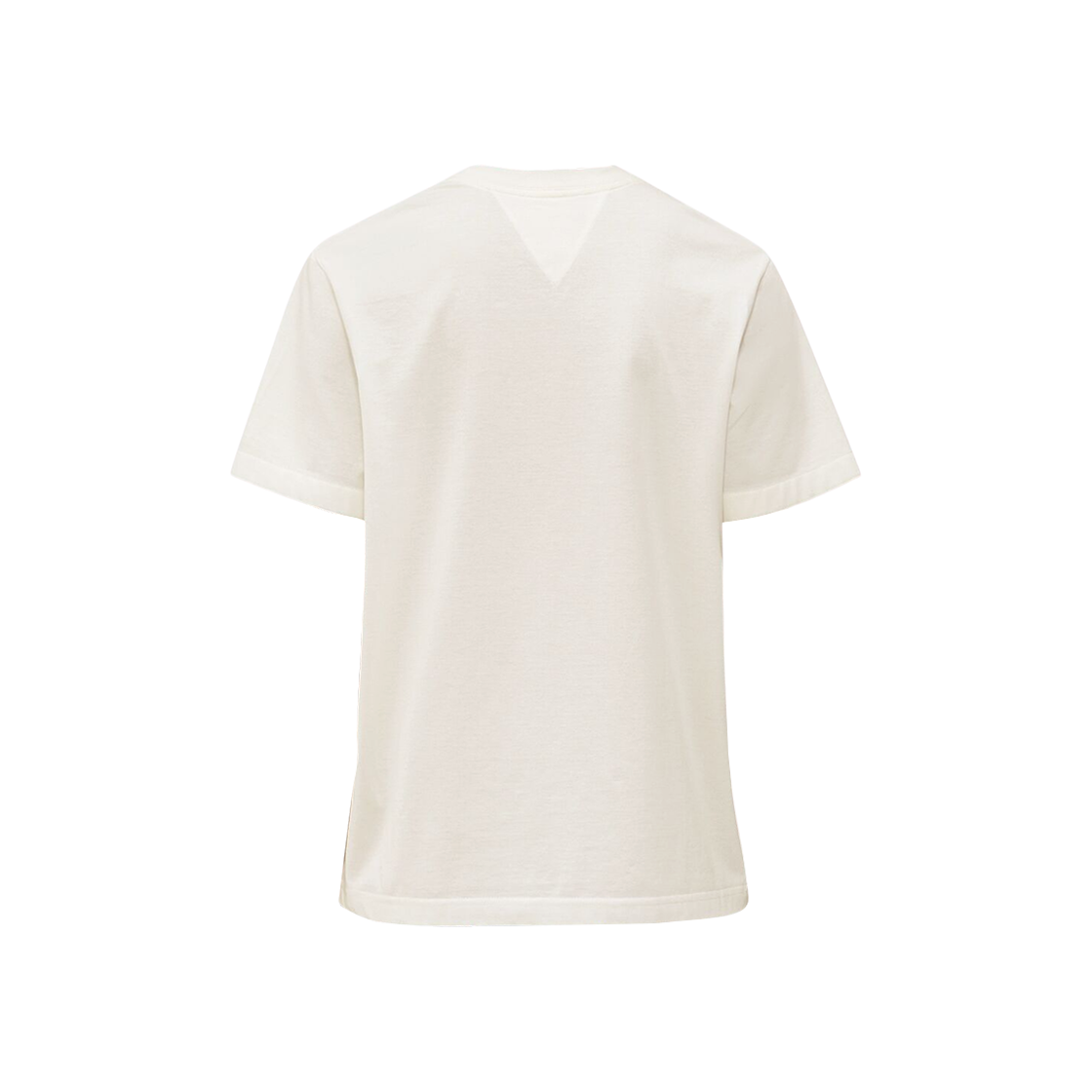 (W) 보테가 베네타 라이트 코튼 저지 티셔츠 초크((W) Bottega Veneta Light Cotton Jersey T-Shirt Chalk) - 2
