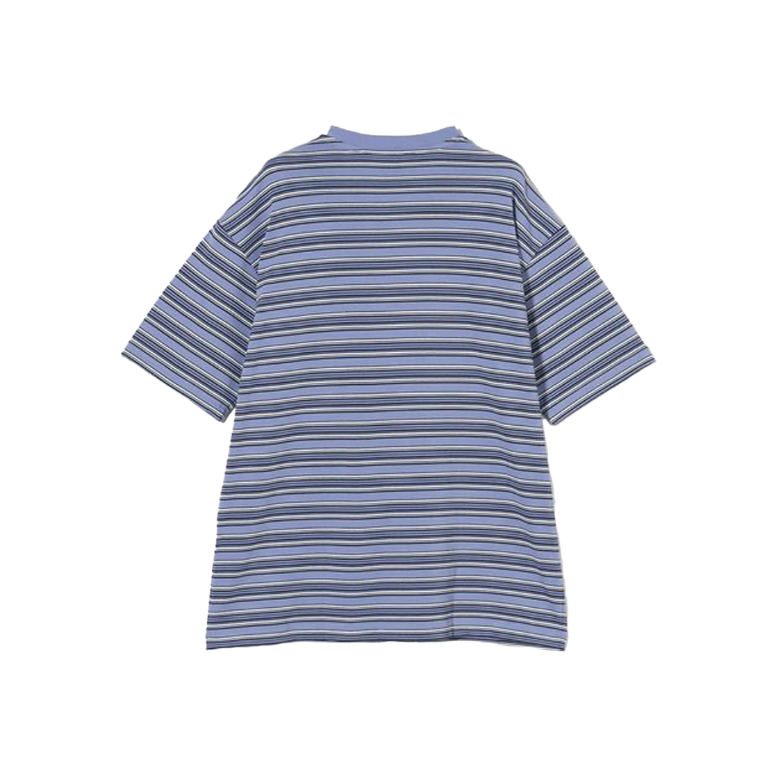 KM5CTSSCG08PP California General Store Organic Cotton Border 1Pocket T-shirt Turquoise - 25FW - #2