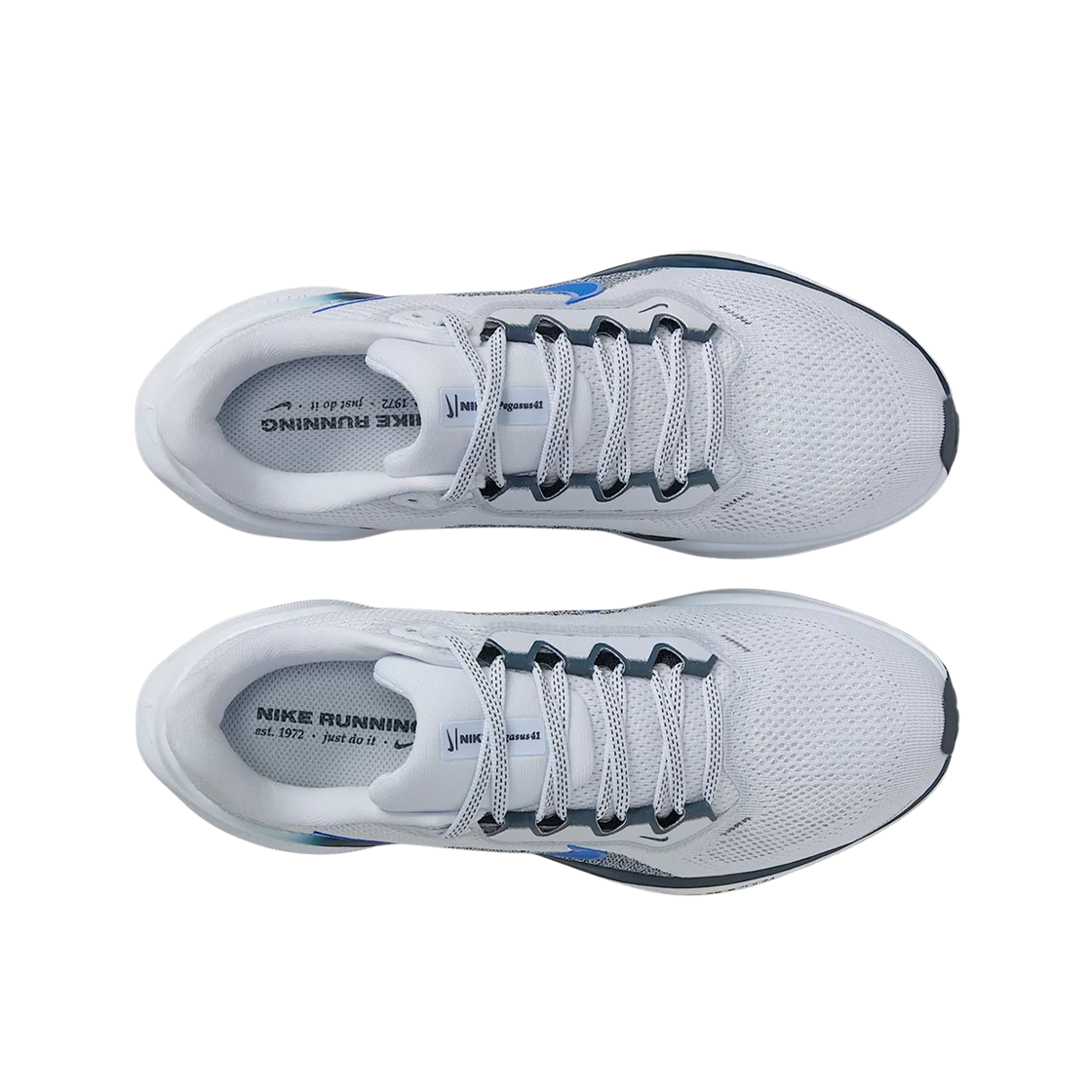 (W) 나이키 에어 줌 페가수스 41 그레이 아모리 네이비((W) Nike Air Zoom Pegasus 41 Grey Armoury Navy) - 2