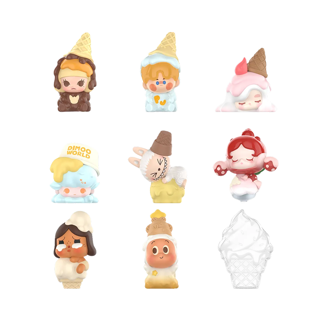 팝마트 팝빈 아이스크림 시리즈 박스 (9개 세트)(Pop Mart Pop Bean Ice Cream Series Box (Set of 9)) - 1