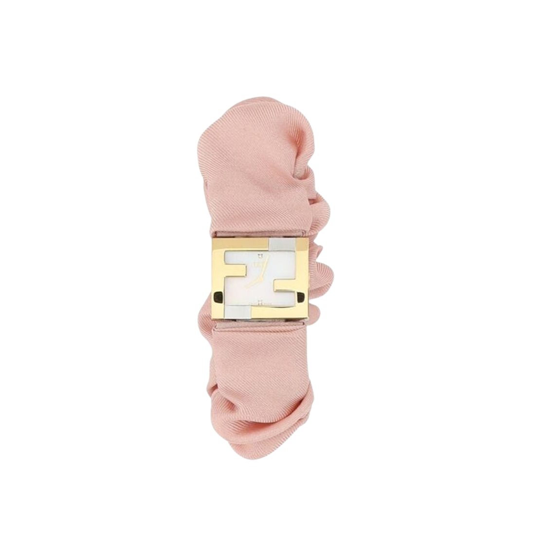 FOW848A85FF0TX3 (W) Fendi Jacquard Mania Baguette Watch Pink