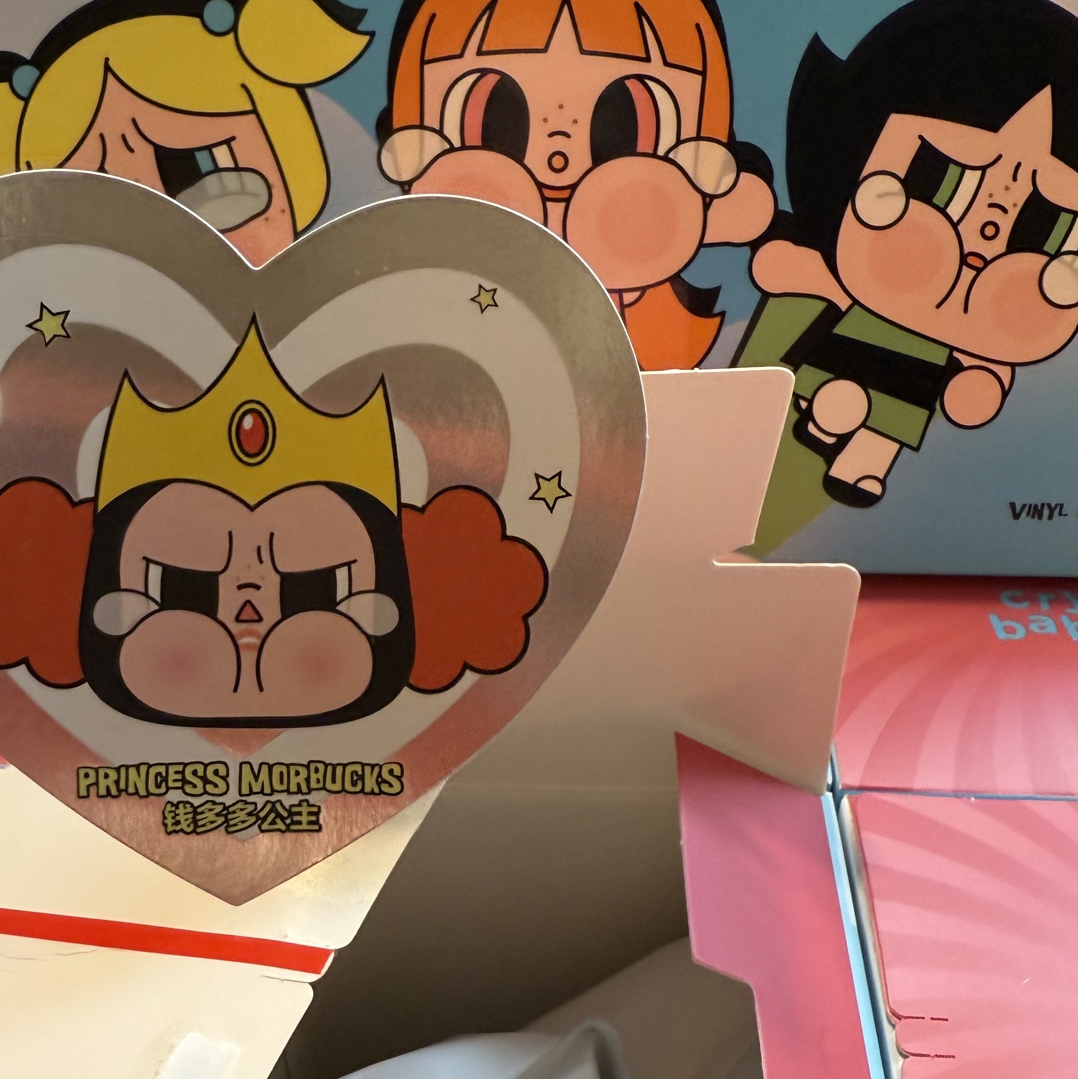Pop Mart Crybaby x Powerpuff Girls Series Keyring Sealed Case (6 Blind Boxes) 착용 스타일