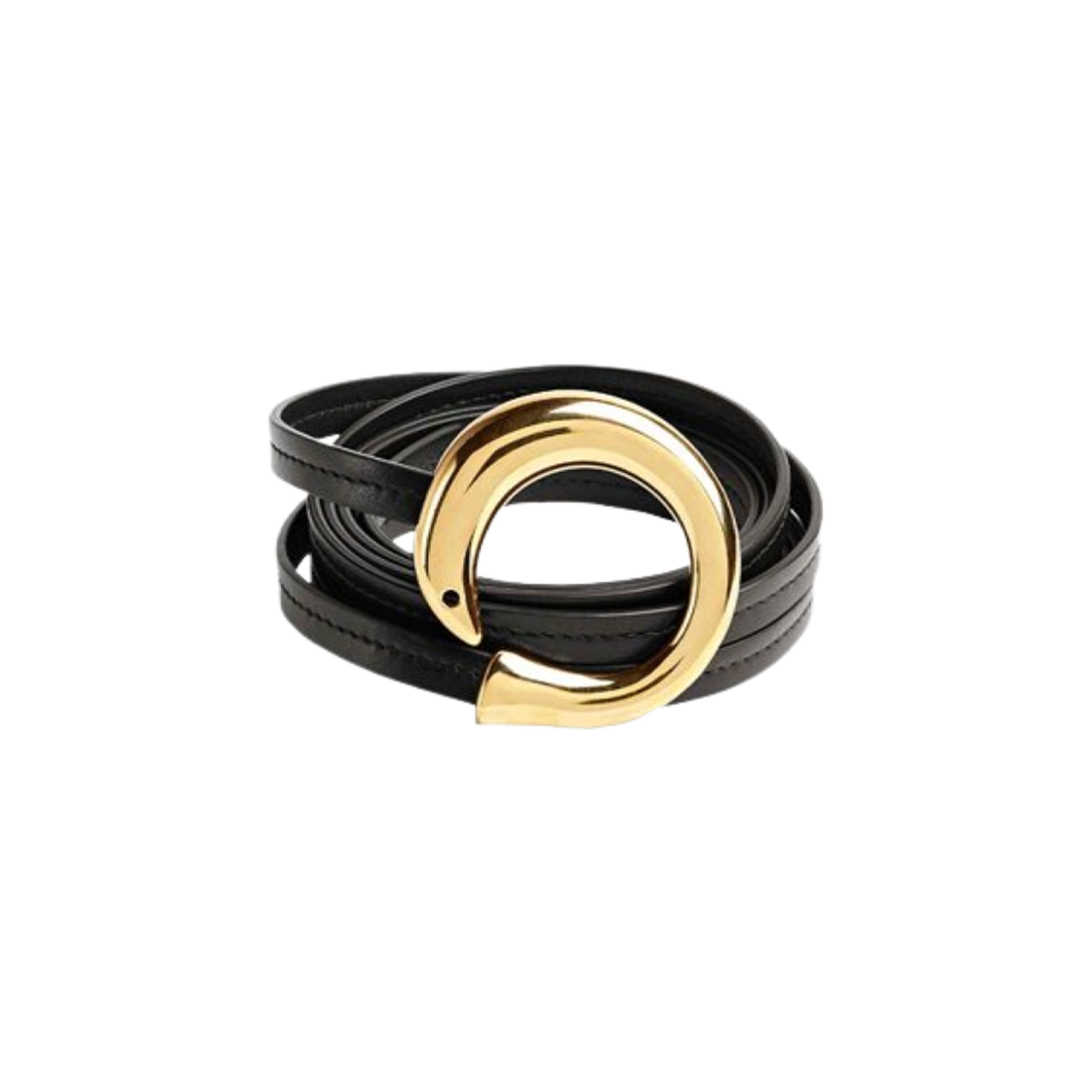 (W) 보테가 베네타 사르딘 벨트 블랙((W) Bottega Veneta Sardine Belt Black)