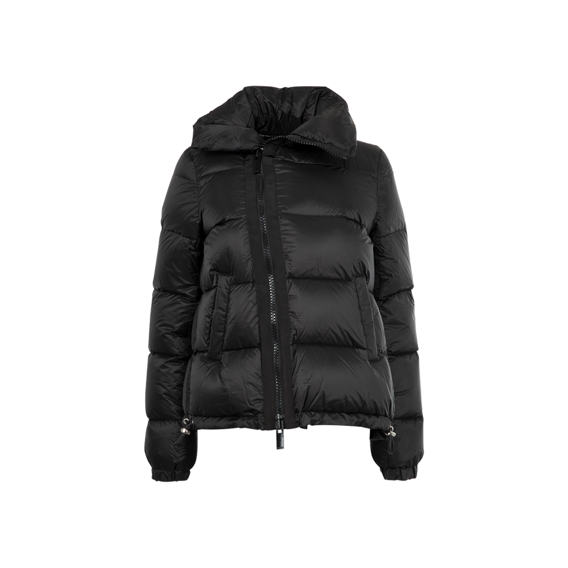(W) 사카이 퍼퍼 자켓 블랙((W) Sacai Puffer Jacket Black)