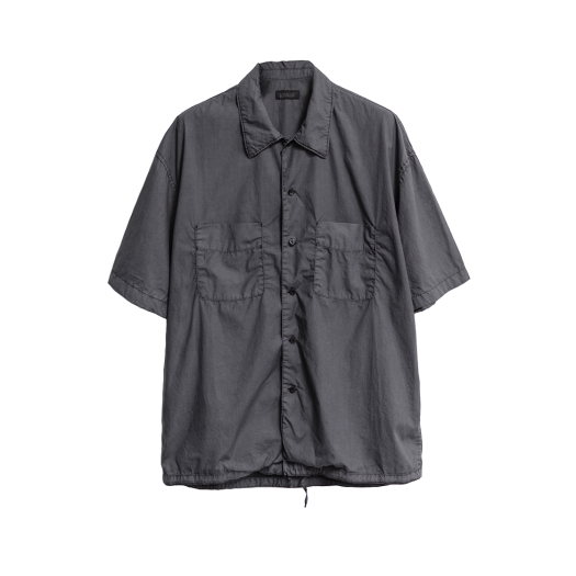 25SS.SH-004 Gonak Two Pocket Half Shirt Charcoal