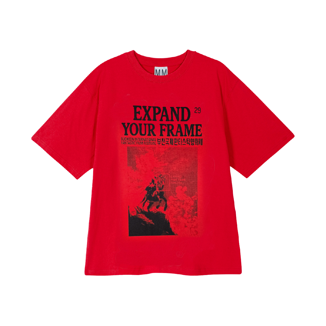 8039331 [프리오더] Mosquito Murderers x 2025 BIFAN Expand Your Frame T-Shirt Red