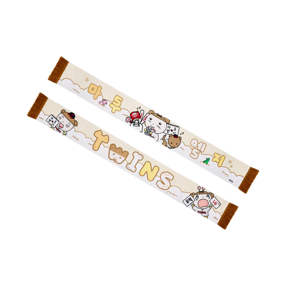 LG 트윈스 x 마루는강쥐 전사 머플러 멀티(LG Twins x Maru is a Puppy Muffler Multi)