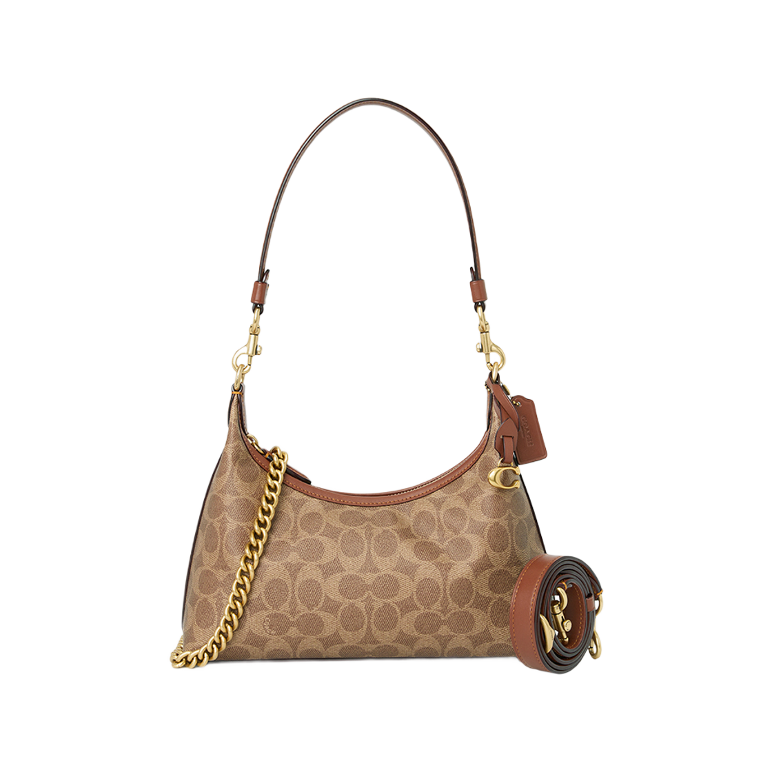 CAM26-B4XHG Coach Juliet 25 Chain Shoulder Bag Brown