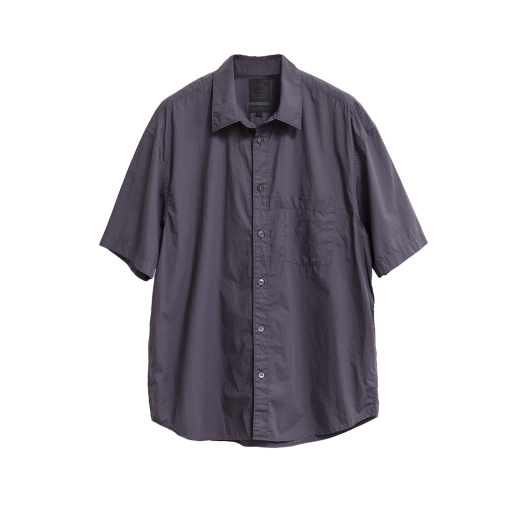 25SS.SH-001 Gonak Washed Glitch Half Shirt Purple