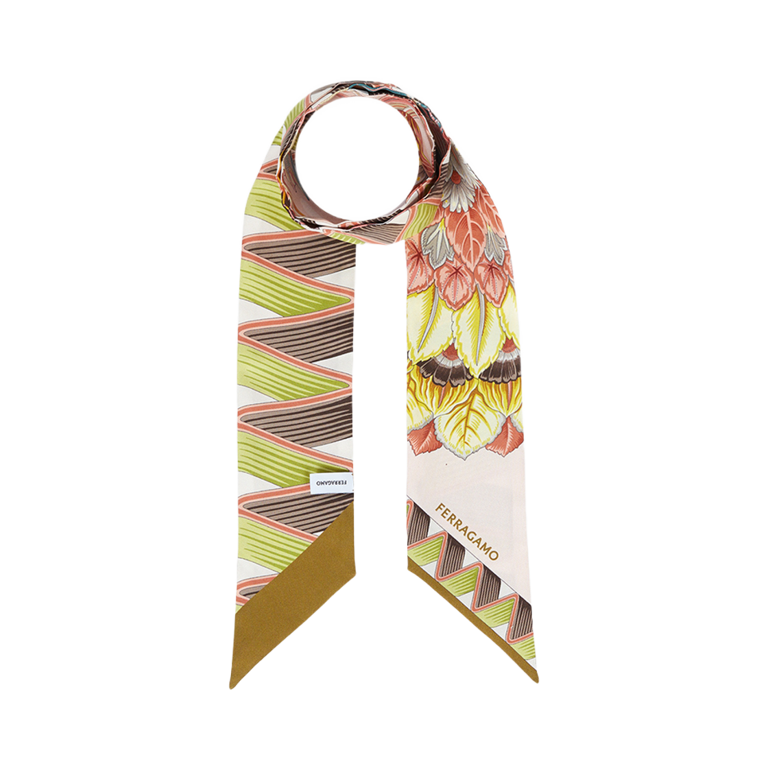 321134-785362 (W) Ferragamo Silk Scarf Pink