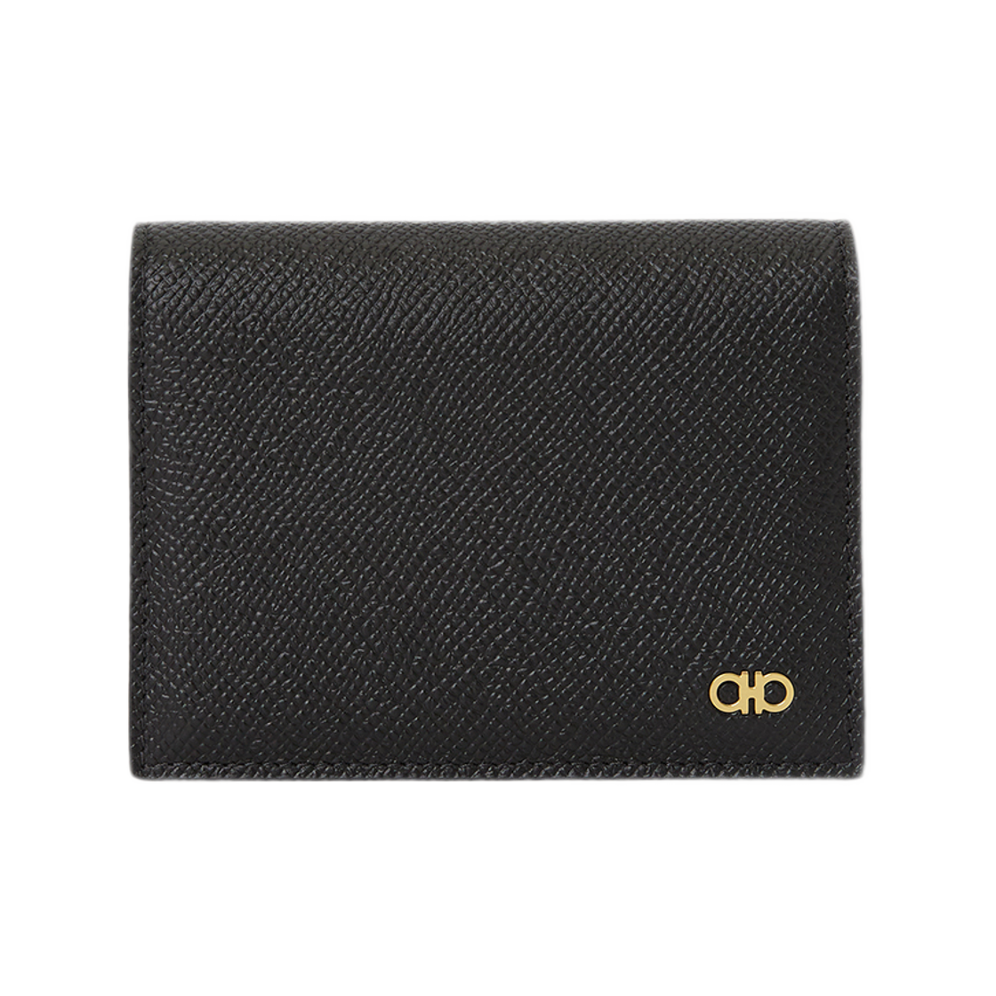 661665-784673 Ferragamo Gancini Card Holder Wallet Black
