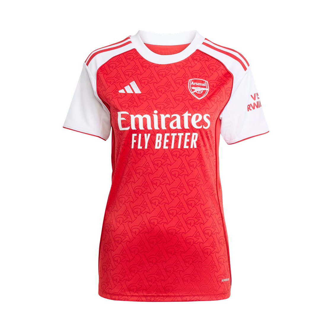 (W) 아디다스 아스널 2025/26 홈 저지 배러 스칼렛 화이트 - US 사이즈 (논 마킹 버전)