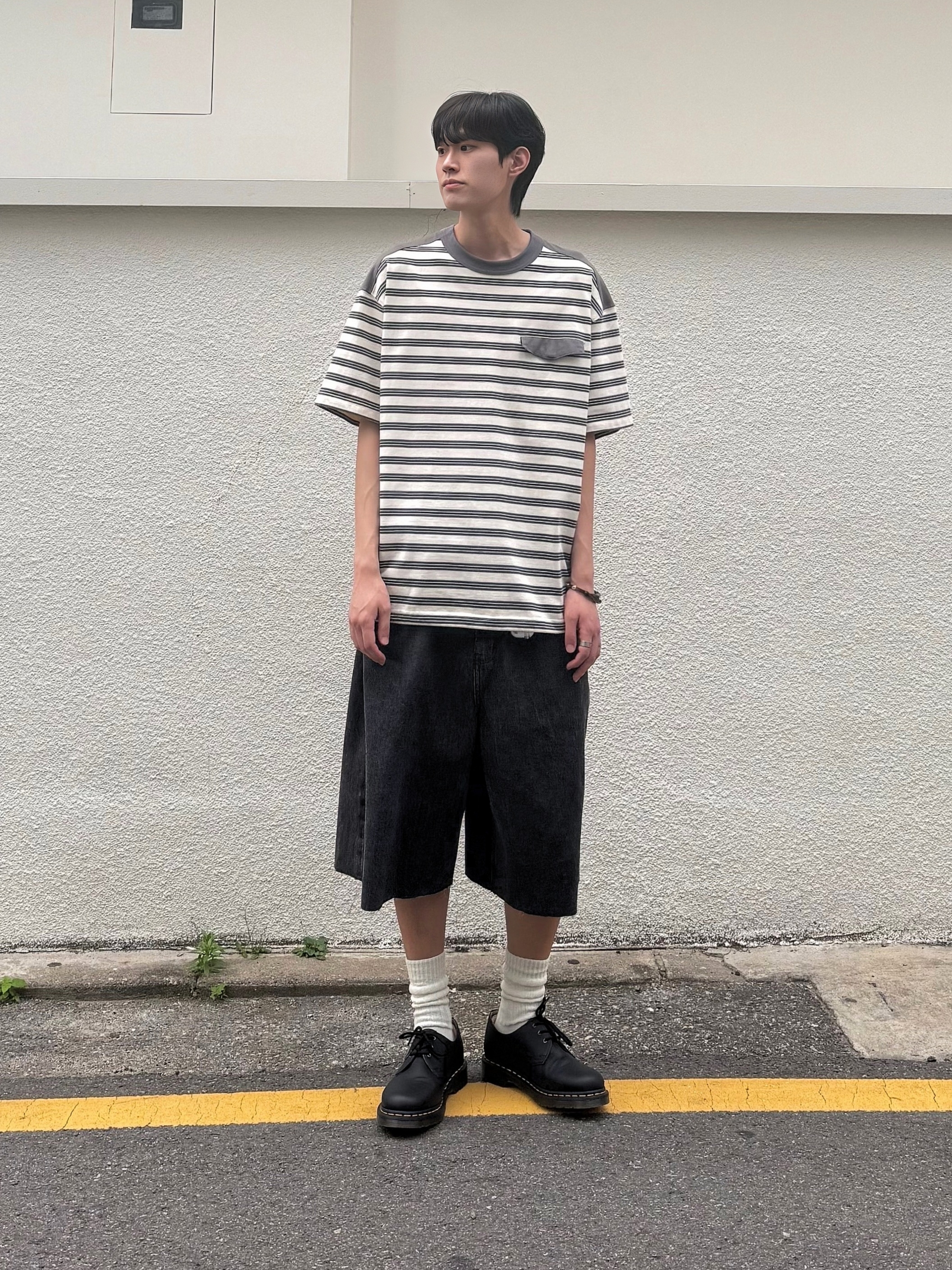 Dr. Martens 1461 Smooth Black, Dr. Martens 1461 Nappa Black 착용 스타일 - 2