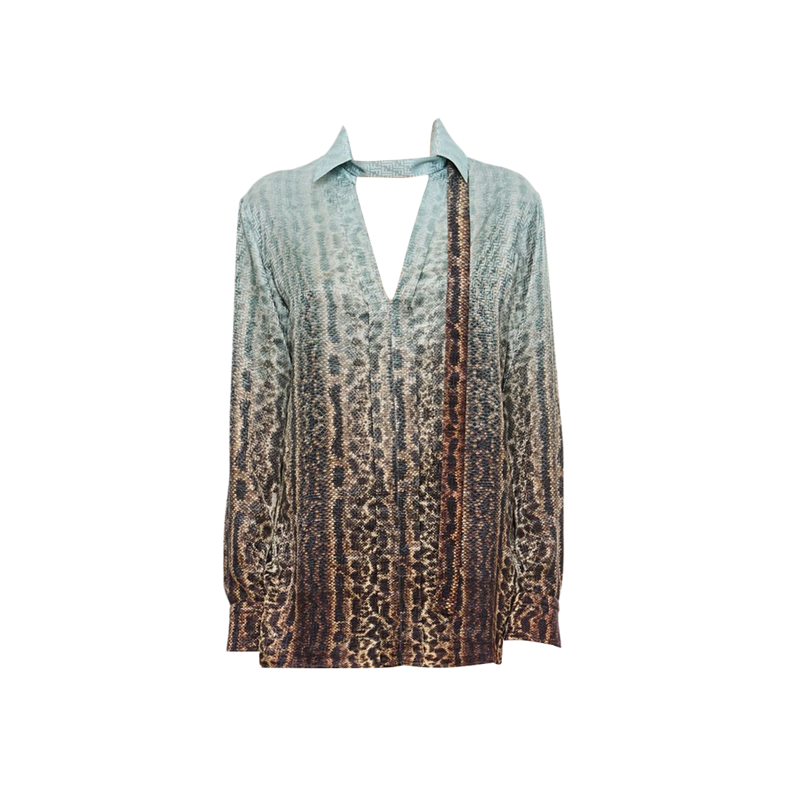 FS8166ARUFF08S8 (W) Fendi Silk Shirt Multicolor