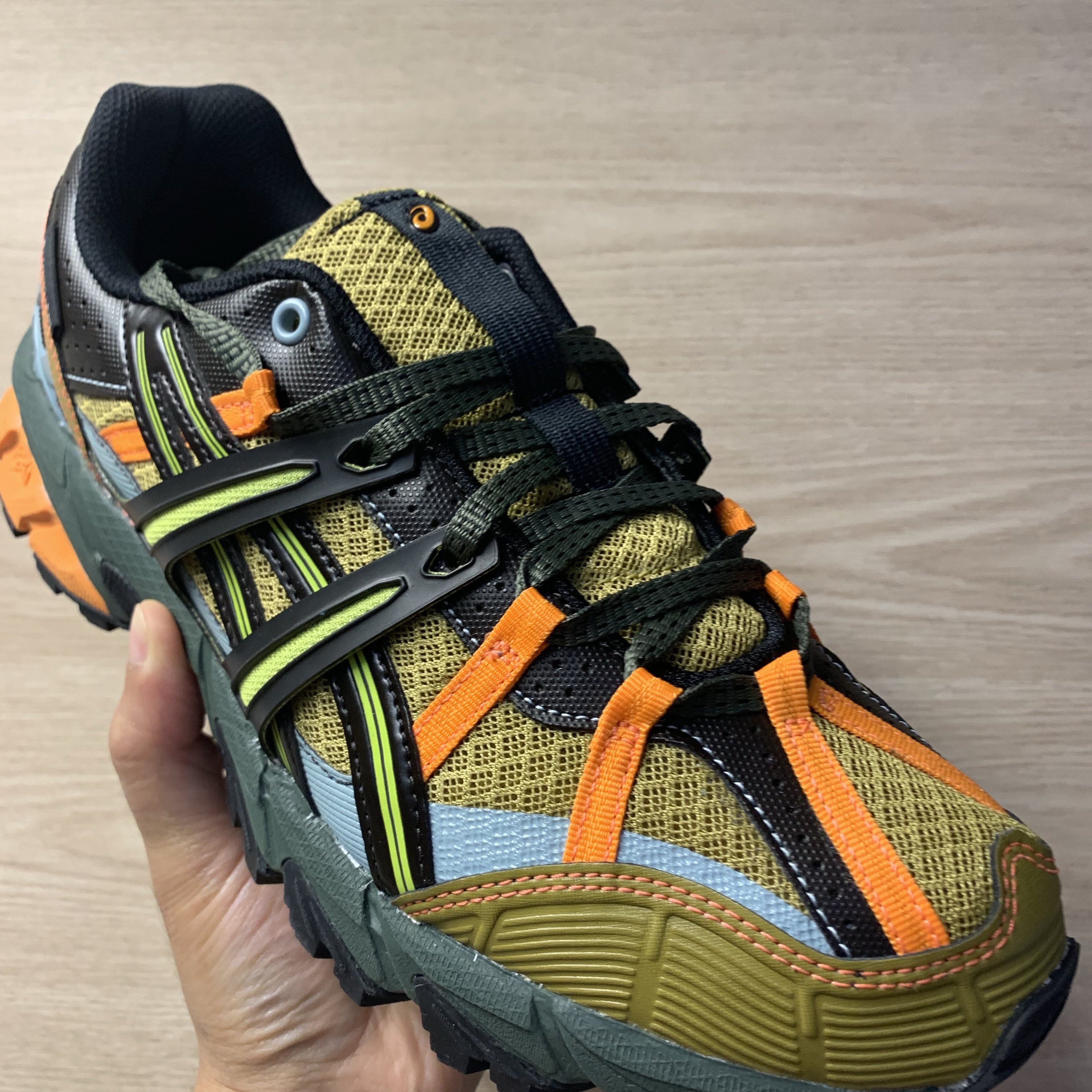 Asics x Andersson Bell Gel-Sonoma 15-50 Olive Oil Dark Brown 착용 스타일