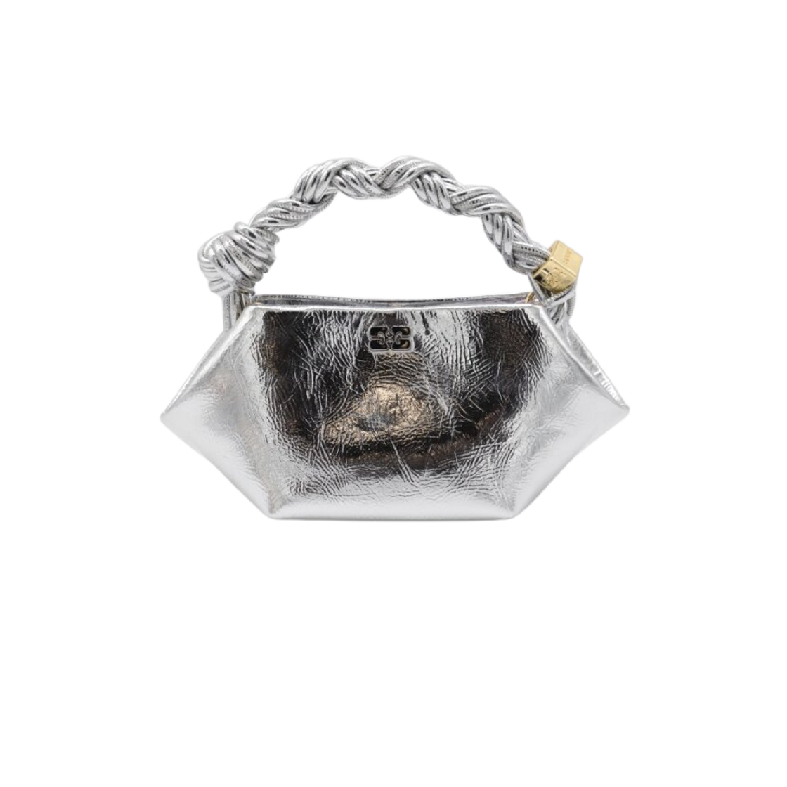 A6950-018 Ganni Mini Bou Bag Silver
