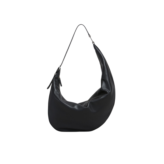 Marni Leather Dot Medium Hobo Bag Black