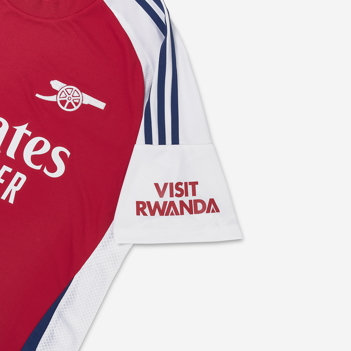 아디다스 아스널 2024/25 홈 저지 배러 스칼렛 화이트 - US 사이즈 (논 마킹 버전)(Adidas Arsenal 2024/25 Home Jersey Better Scarlet White - US Sizing (Non Marking Ver.)) - 4