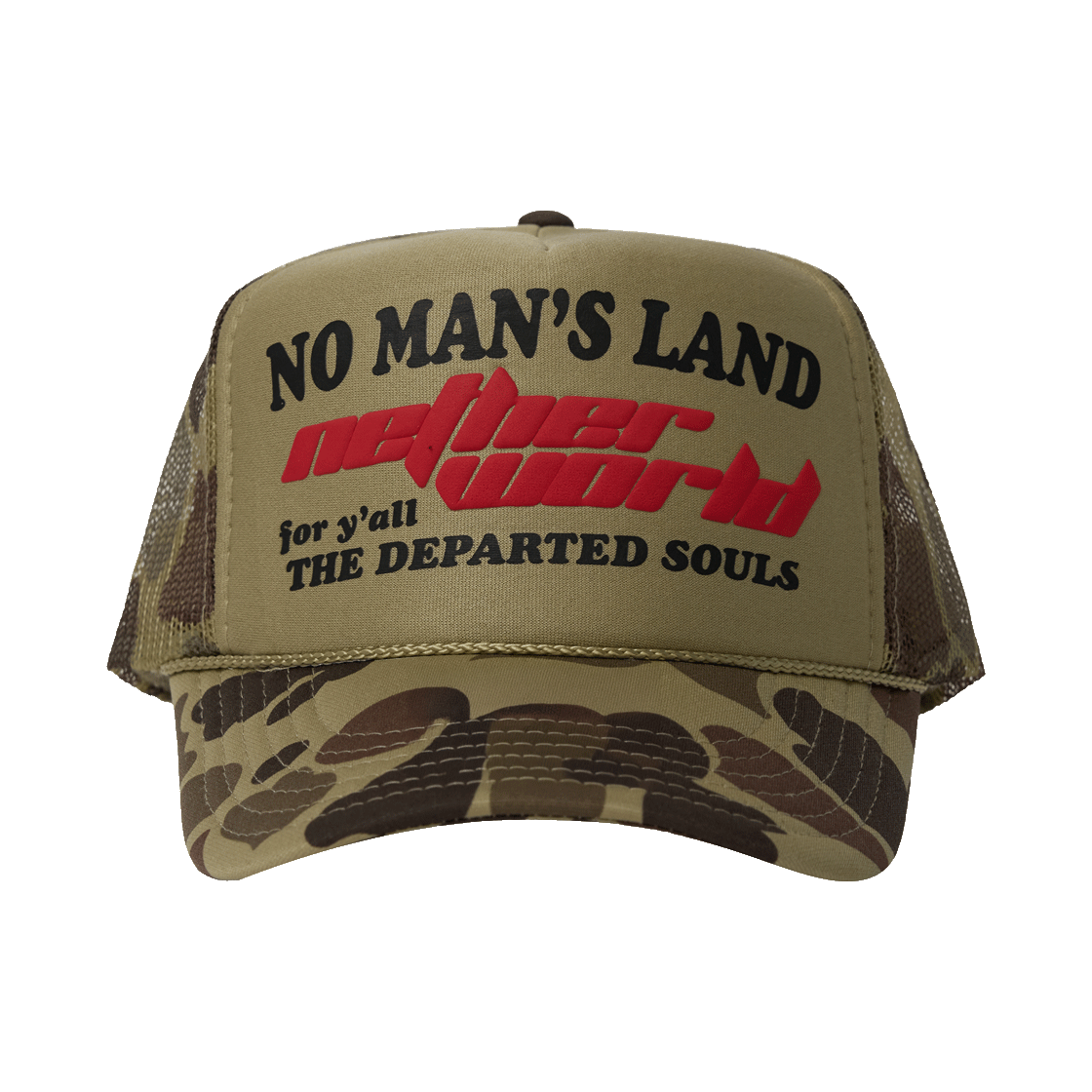네더월드 노바디 트러커 메쉬캡 카키(Netherworld Nobody's Trucker Hat Khaki)