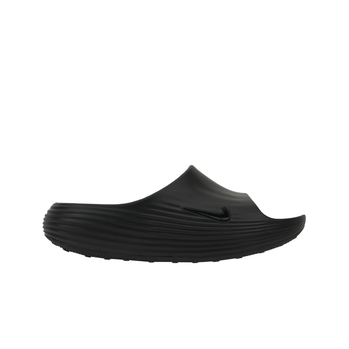 나이키 리액트X 리주버네이트 슬라이드 블랙(Nike ReactX Rejuven8 Slide Black)