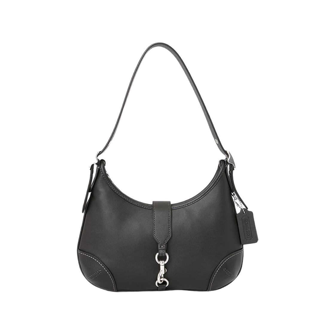 CW642-LHBLK Coach Hamptons Hobo Bag Black
