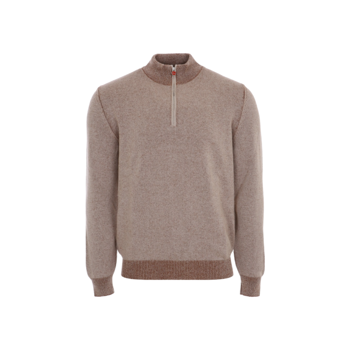 키톤 캐시미어 블랜드 하프 집업 니트 베이지(Kiton Cashmere Blend Half Zip Up Knit Beige)