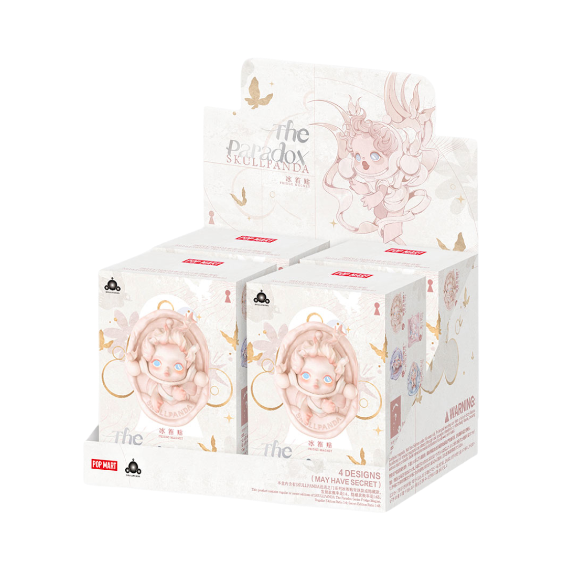 팝마트 스컬판다 더 패러독스 프리지 마그넷 시리즈 미개봉 랜덤박스 (4개입)(Pop Mart Skullpanda The Paradox Fridge Magnet Series Sealed Case (4 Blind Boxes)) - 1
