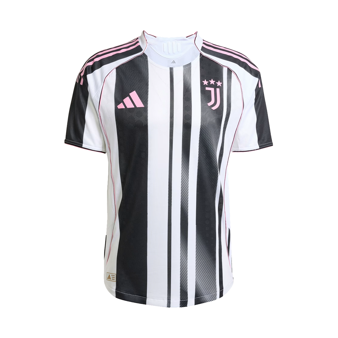 아디다스 유벤투스 2025/26 홈 어센틱 저지 화이트 블랙 - US 사이즈 (논 마킹 버전)(Adidas Juventus 2025/26 Home Authentic Jersey White Black - US Sizing (Non Marking Ver.)) - 1