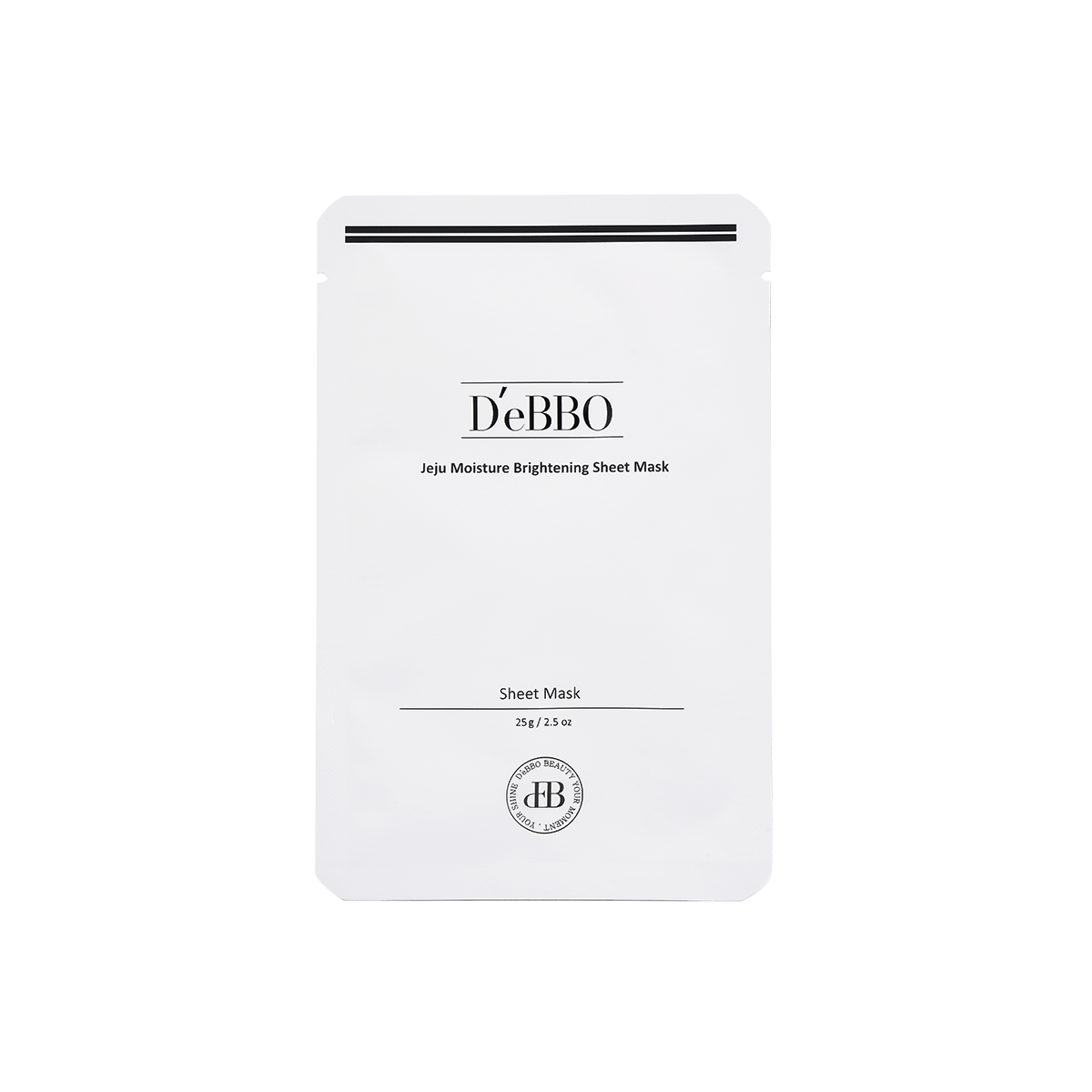 드뽀 제주 모이스쳐 브라이트닝 마스크팩 5매(DEBBO Jeju Moisture Brightening Sheet Mask 5 Sheets)