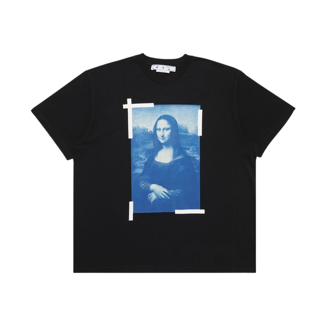 OMAA038C99JER0021045 Off-White Monalisa Over T-Shirt Black