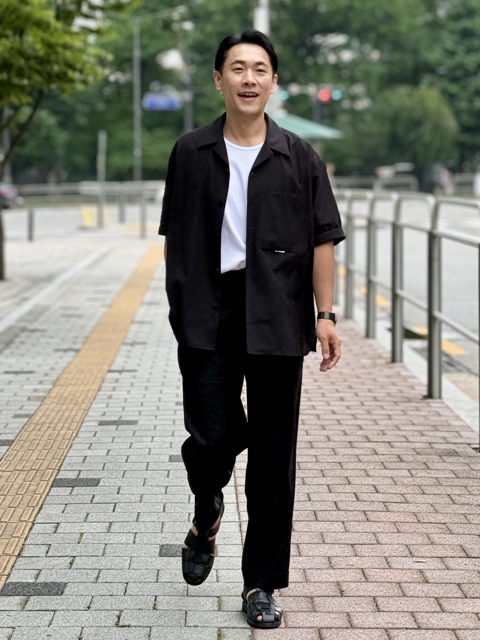 Paraboot Pacific Lisse America 착용 스타일 - 1