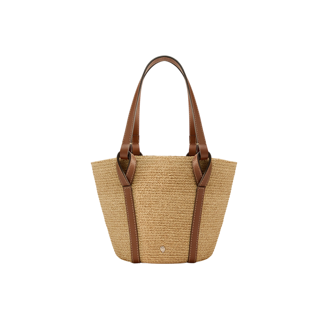 BAG51998 Helen Kaminski Bisou Mini Basket Bag Natural Cuoio