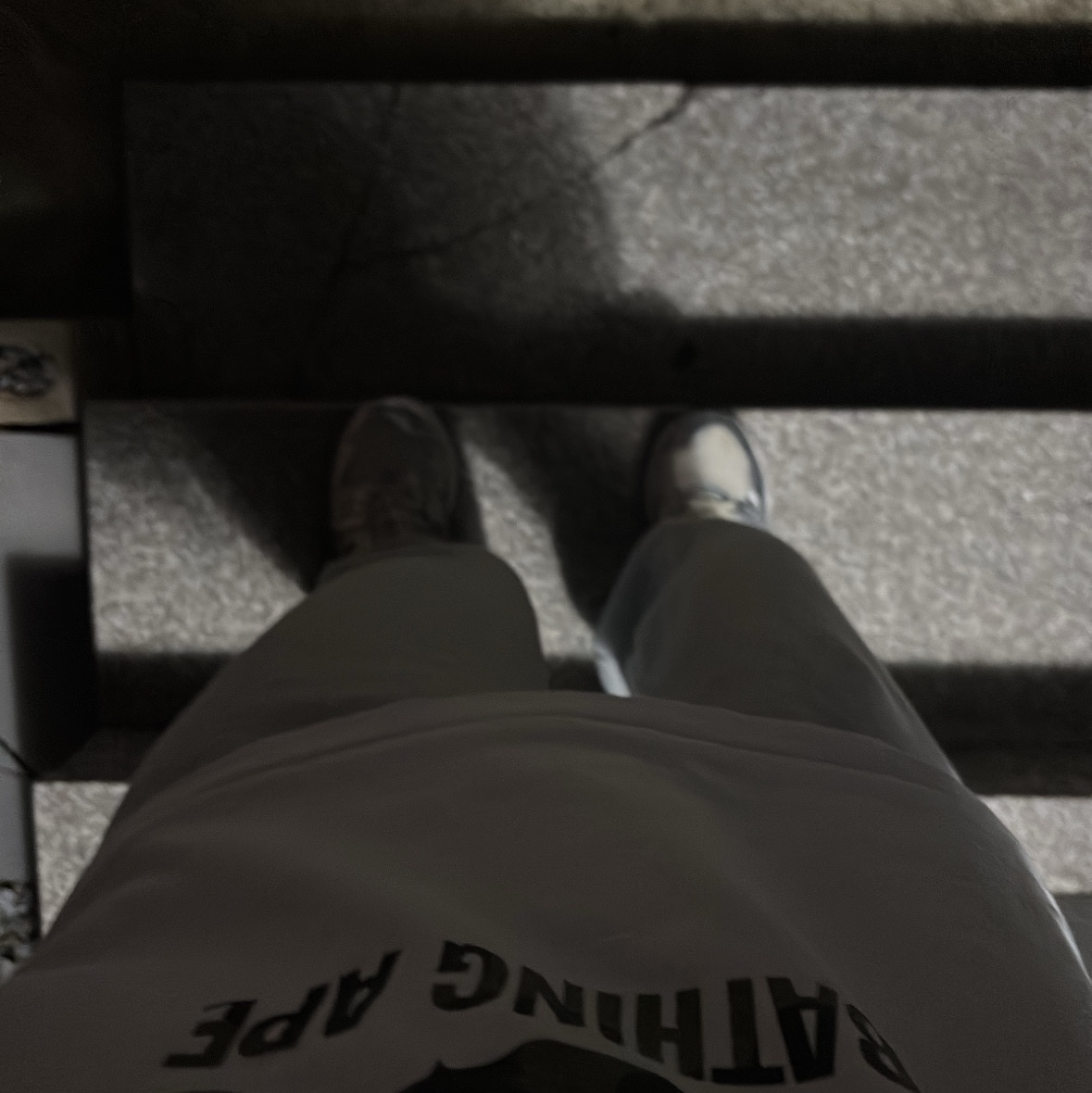 Asics Gel-Kayano 14 Cream Black, BAPE 1st Camo By Bathing Ape T-Shirt White Green 착용 스타일