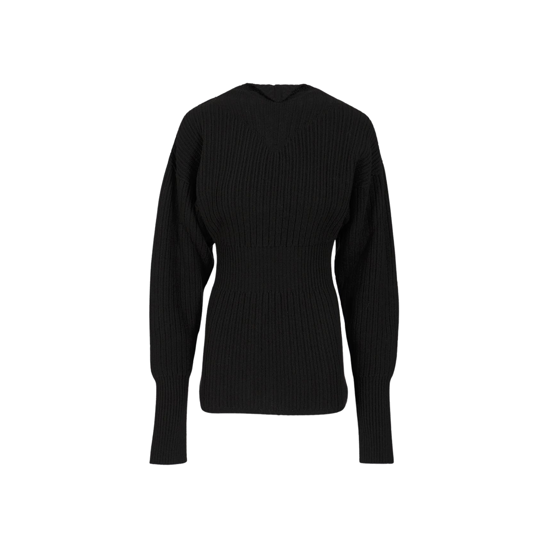 RP02E4640-KWV-09 (W) Rick Owens Wool Sweater Black