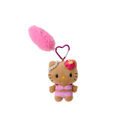 Sanrio Hello Kitty Gogo Gal Collection Mascot Keychain with Tail Tan