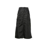(W) Sacai Nylon Twill Skirt Black
