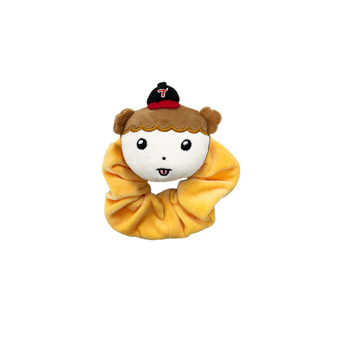 - LG Twins x Maru is a Puppy Doll Scrunchie Yellow