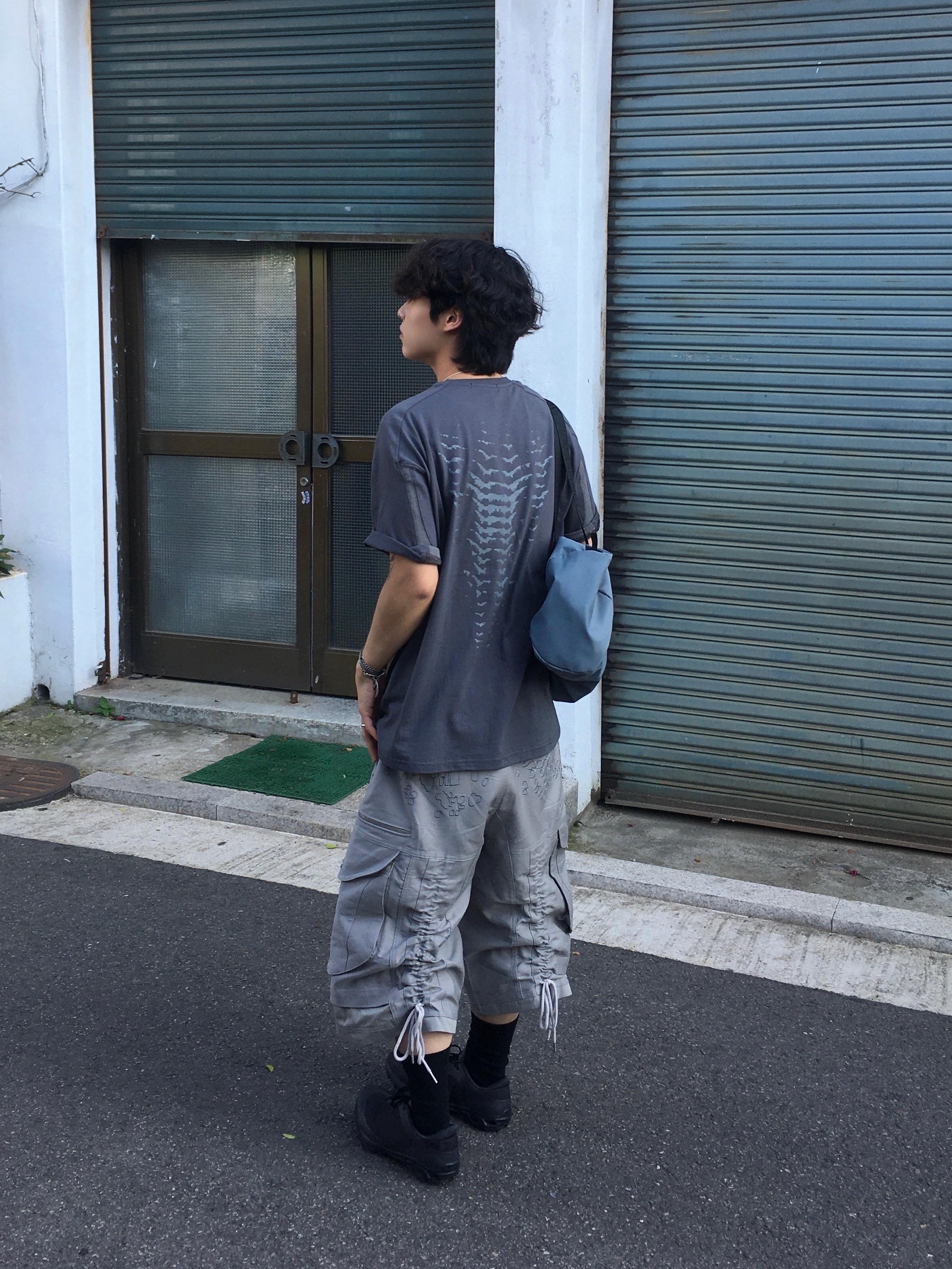 On Running x Post Archive Faction (Paf) Cloudventure Peak All Black 착용 스타일