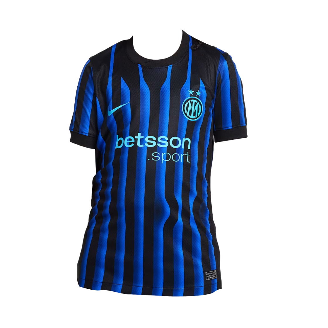 (키즈) 나이키 인터 밀란 2025/26 매치 홈 드라이핏 레플리카 저지 리옹 블루 블랙 클로린 블루 (논 마킹 버전)((Kids) Nike Inter Milan 2025/26 Match Home Dri-FIT Replica Jersey Lyon Blue Black Chlorine Blue (Non Marking Ver.)) - 1