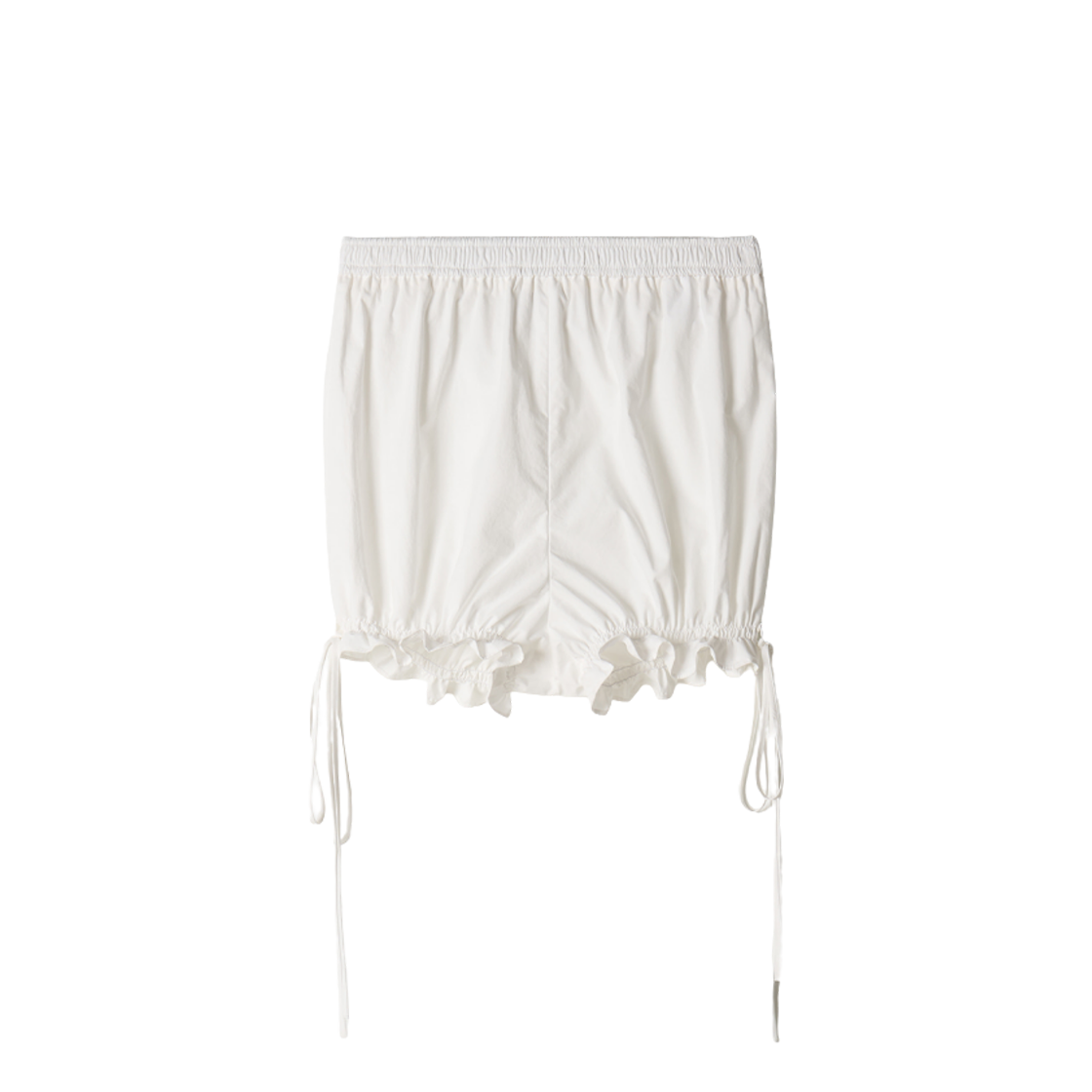 - (W) Aviemuah Frillri Safety Shorts White
