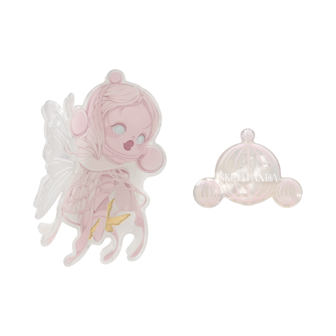 - Pop Mart Skullpanda The Paradox Series Hair Clip Pink (Set of 2)