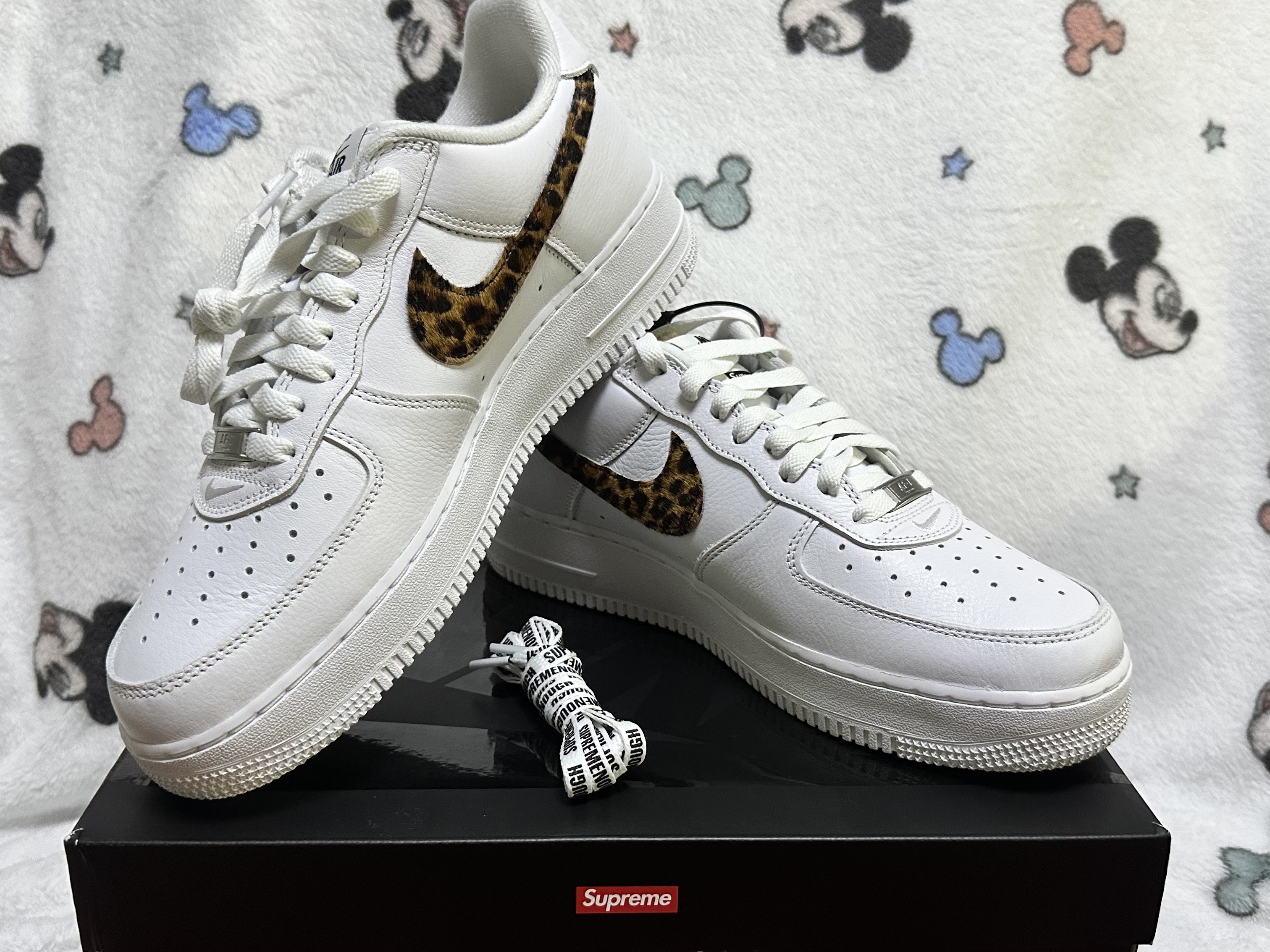 Nike x Supreme x GOODENOUGH Air Force 1 Low White - 25SS 착용 스타일 - 2