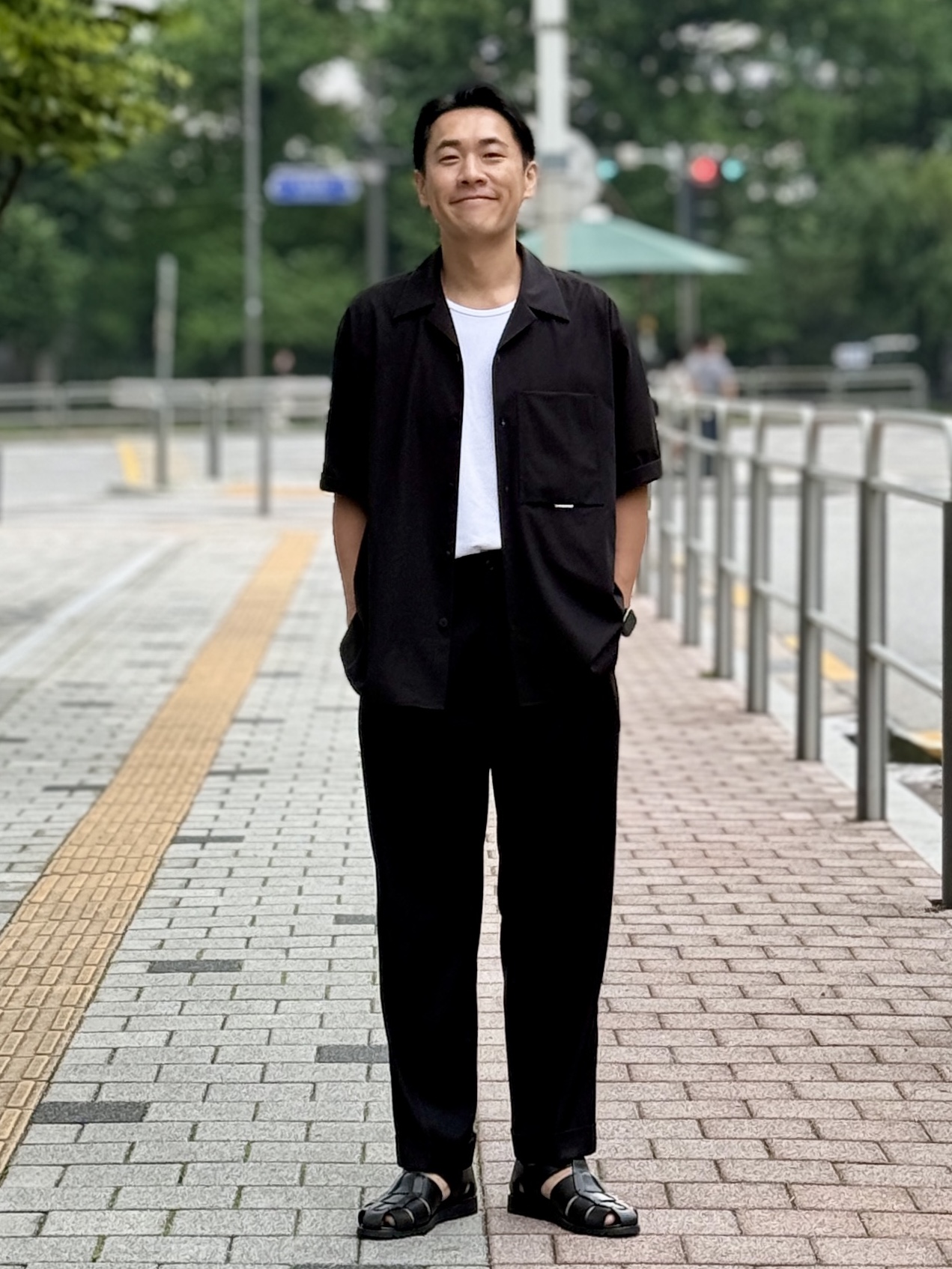 Paraboot Pacific Lisse America 착용 스타일 - 2