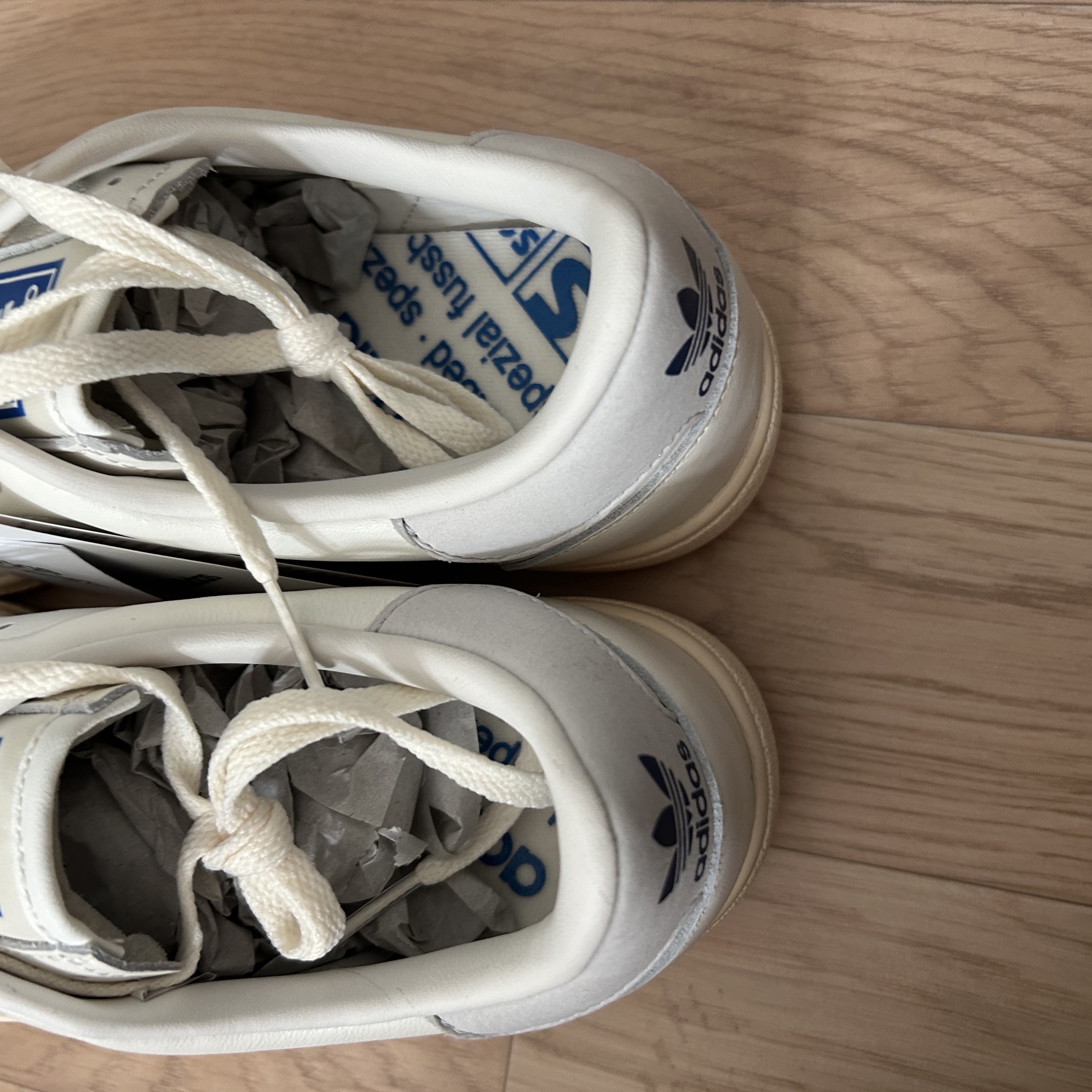 Adidas A. Aspden Spezial Core White Off White 착용 스타일