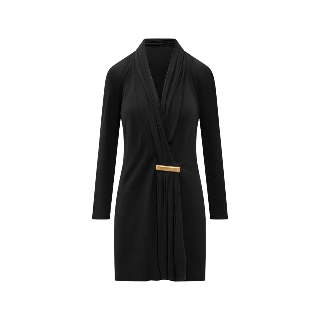 (W) 톰포드 비스코스 미니 드레스 블랙((W) Tom Ford Viscose Mini Dress Black)