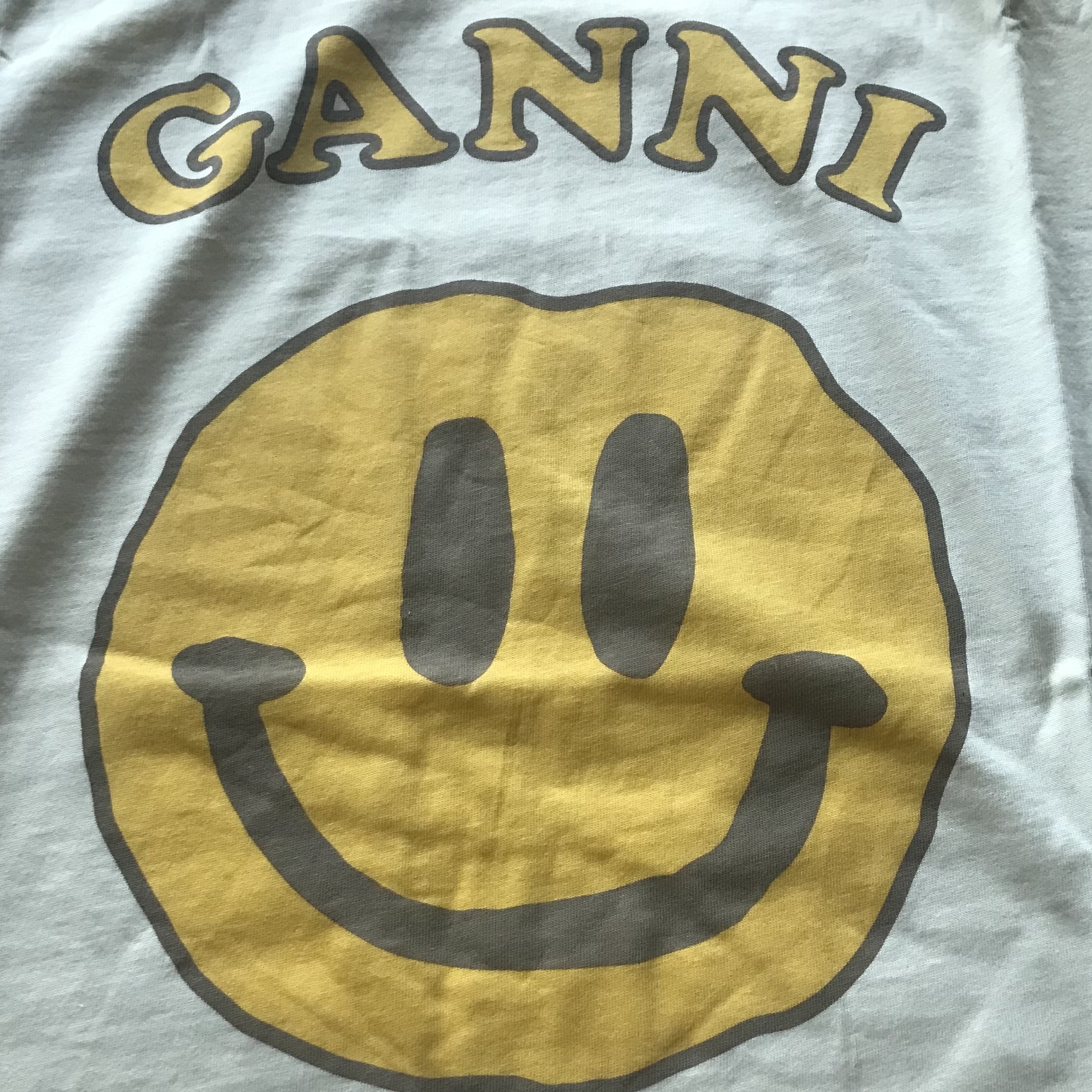 (W) Ganni Logo T-Shirt Flan 착용 스타일