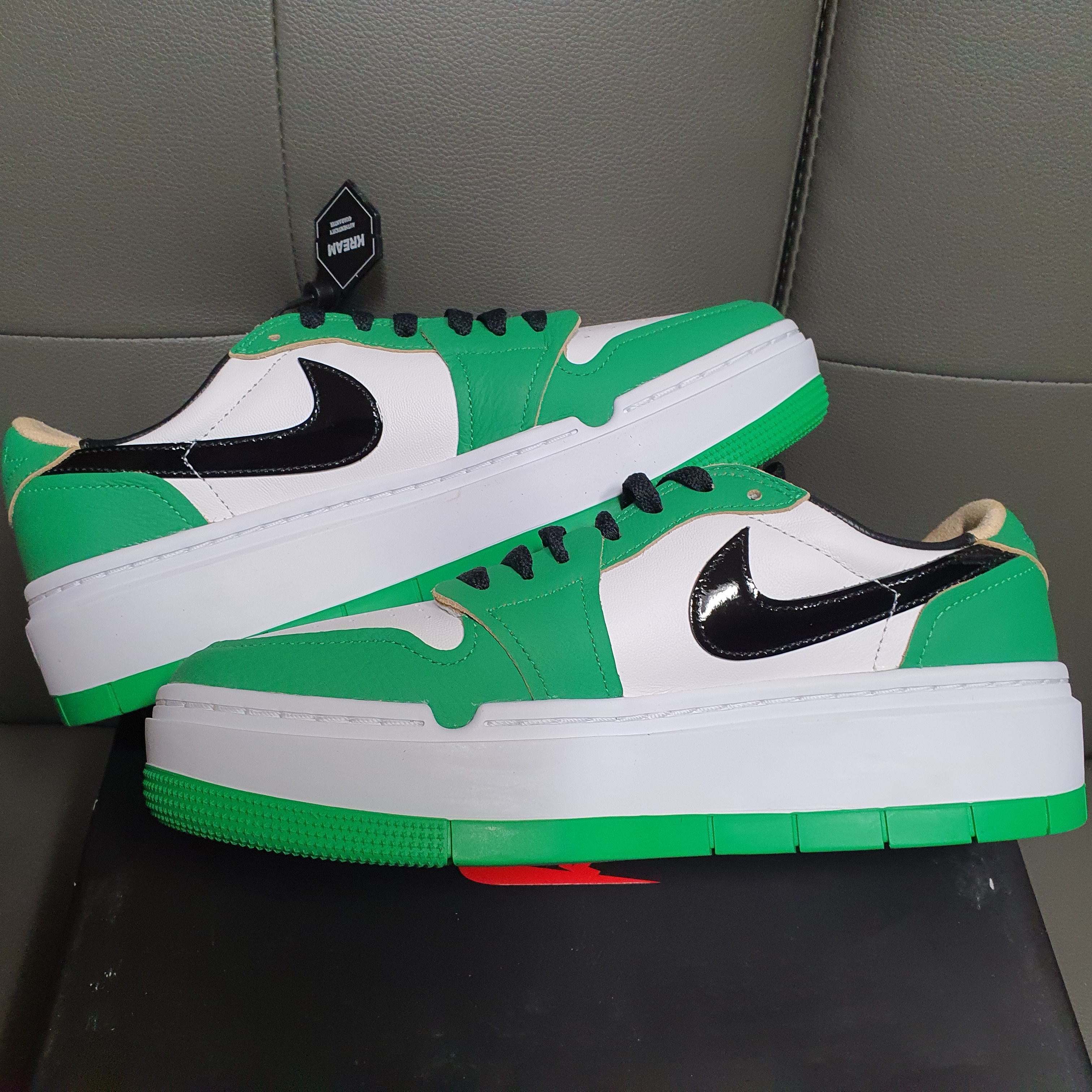 (W) Jordan 1 Elevate Low SE Lucky Green 착용 스타일