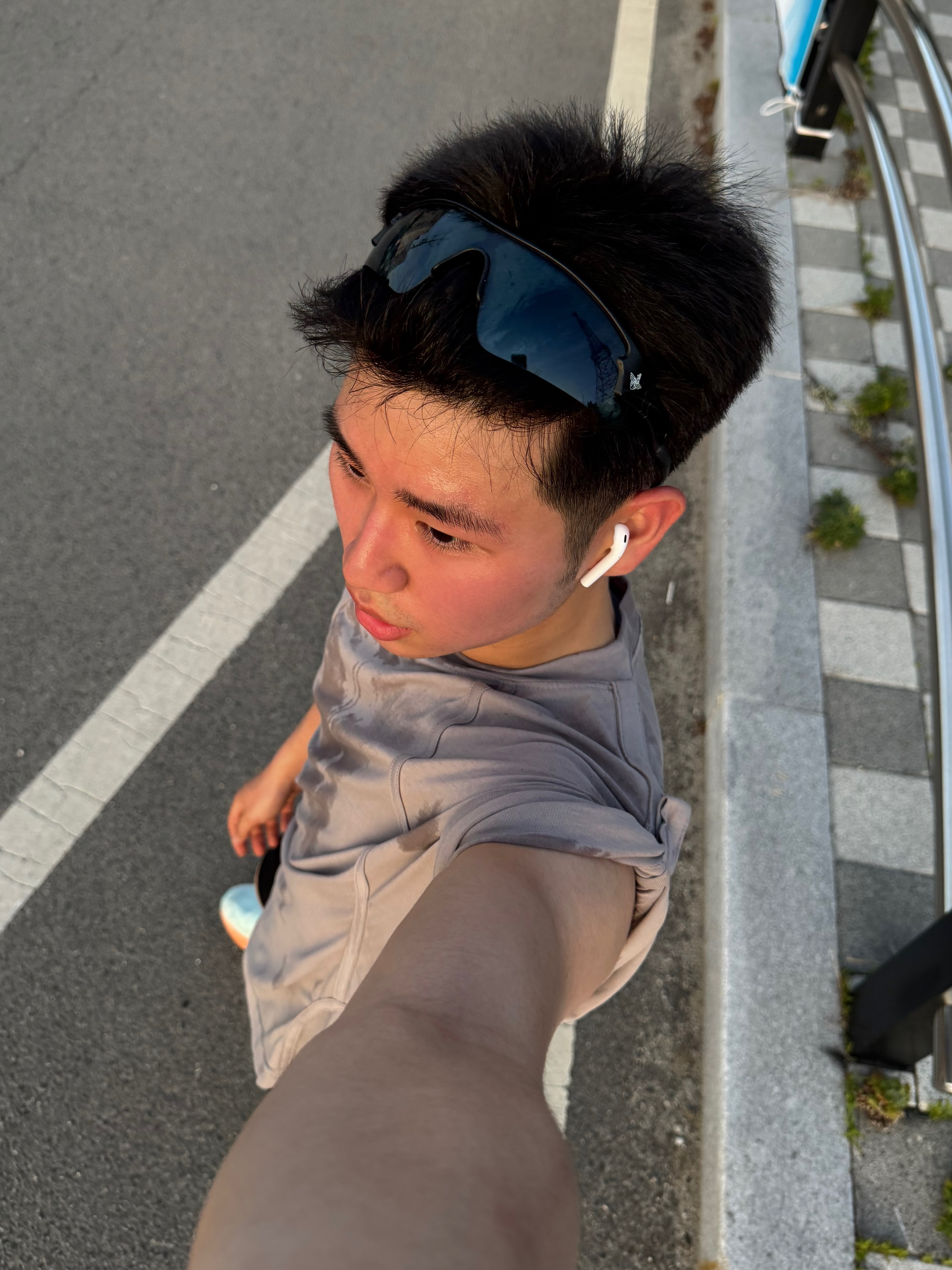 Sansan Gear Rollable T-Shirt Light Purple, Asics Novablast 5 Soothing Sea Wave Teal 착용 스타일