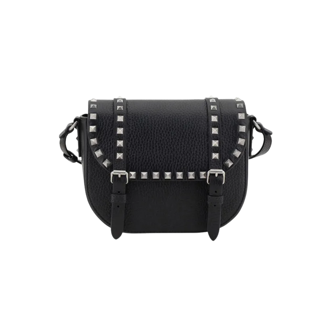발렌티노 락스터드 스몰 메신저백 블랙(Valentino Rockstud Small Messenger Bag Black)