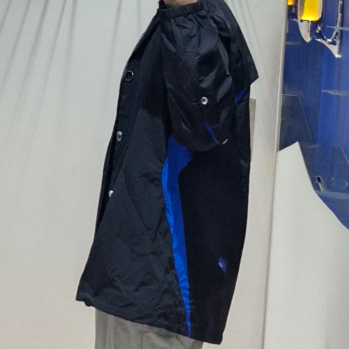 Converse x Ader Error Blazer Jacket Black 착용 스타일 - 5